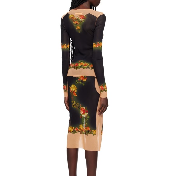 'The Fleurs Petit Grand' Midi Dress by Jean Paul Gaultier - Picture 2 of 5